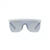 Giorgio Armani Gafas de sol para hombre AR8169-5344D6 Montura cuadrada Transparente gris oscuro UV400