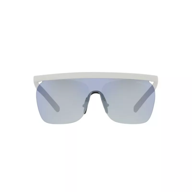 Giorgio Armani Gafas de sol para hombre AR8169-5344D6 Montura cuadrada Transparente gris oscuro UV400