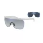 Giorgio Armani Gafas de sol para hombre AR8169-5344D6 Montura cuadrada Transparente gris oscuro UV400