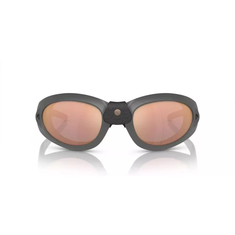 GIORGIO ARMANI Gafas de sol unisex AR8201Q60504Z montura negra lentes gris degradado 61 mm