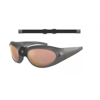GIORGIO ARMANI Gafas de sol unisex AR8201Q60504Z montura negra lentes gris degradado 61 mm