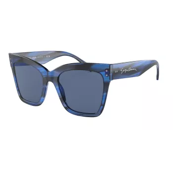 GIORGIO ARMANI Gafas de sol de mujer AR8175-595380 Havana Acetato Butterfly Cat-Eye 54/20/140 mm