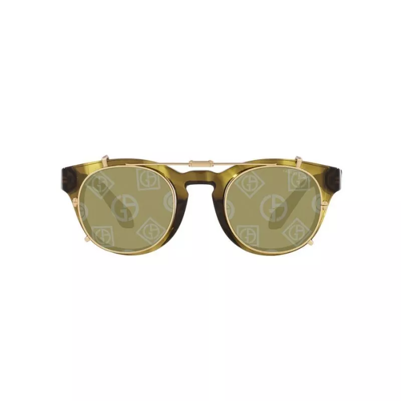GIORGIO ARMANI gafas de sol de mujer AR8190U59871W - montura rectangular de acetato, lentes grises, 50/19/140 mm