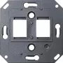 Gira 019100 Anillo de soporte para toma de datos AMP/RADIALL - negro (System 55)