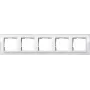 GIRA 0215723 Mecanismo de interruptor basculante 1 polo 2 vías 10A 250V AC, empotrar, bornes de tornillo, System 55