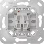 GIRA 381600 Mecanismo de conmutador de dos direcciones, 1 polo, 10 A, 250 V AC, empotrar, sin garras, para System 55