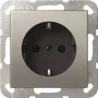 Gira 4188600 Mecanismo de toma SCHUKO System 55 acero inoxidable