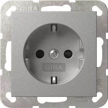 GIRA 445326 toma de corriente SCHUKO SH System 55 F alu