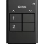 GIRA 535210 Emisor manual por radio para System 3000, radio de 2 canales, alimentado por batería, blanco