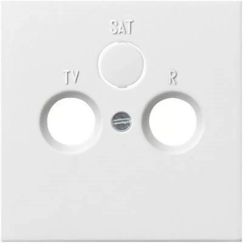 Gira tapa para toma de TV, radio, SAT, interruptor de superficie Design, blanco puro 0869112