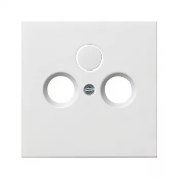 Gira tapa para toma de TV, radio, SAT, interruptor de superficie Design, blanco puro 0869112