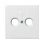Gira tapa para toma de TV, radio, SAT, interruptor de superficie Design, blanco puro 0869112