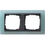 Gira Event Opak Tapa para interruptor basculante individual, antracita con lente azul 021285