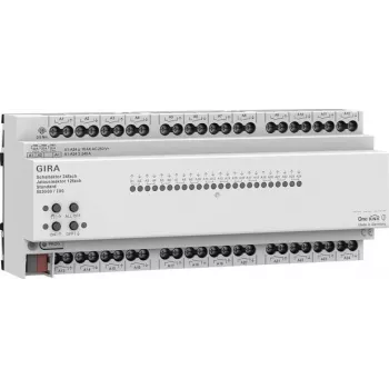 Gira KNX ONE 503000 Actuador de conmutación y persiana 24x/12x 16 A Estándar