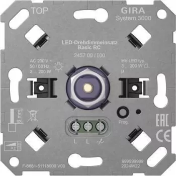 Gira Módulo regulador LED giratorio Basic RC System 3000 245700