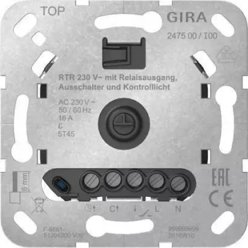 GIRA RTR 230 V Módulo de regulación ON/OFF con salida de relé 247500