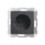 Gira mecanismo de toma de corriente Schuko, System 55, antracita 018828
