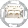Gira Anillo de soporte con placa central para tomas de conexión UAE/IAE/ISDN, System 55, E2, Event, Esprit, ClassiX, F100, 1 elemento, empotrable, apertura 50x50 mm, termoplástico libre de halógenos 018700