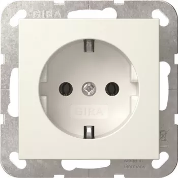 Gira System 55 Toma SCHUKO, blanco puro, empotrar, 16 A 446603
