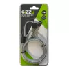 GIZZU Cable de Seguridad Nano Key Lock de 1,8 m con Llave - Negro