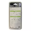 GIZZU Candado de cable para portátil T-Bar de 1,8 m con compatibilidad master-key - Candado de seguridad con llave para ranura Kensington, acero trenzado, Negro