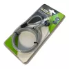 GIZZU Candado de cable en cuña de 1,8 m con 2 llaves para dispositivos con ranura Noble-Wedge - Negro
