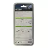 GIZZU Candado de cable en cuña de 1,8 m con 2 llaves para dispositivos con ranura Noble-Wedge - Negro