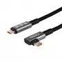 Cable en ángulo Type-C 100W 10Gbps Gizzu 1 m