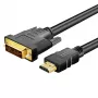 Gizzu cable HDMI a DVI-D 1080P 1,8 m Poly
