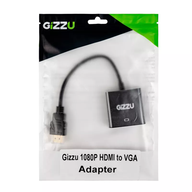Adaptador HDMI a VGA Gizzu 1080P Poly
