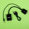 Gizzu Adaptador VGA a HDMI 1080P con audio