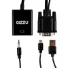 Gizzu Adaptador VGA a HDMI 1080P con audio