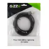 GIZZU cable USB a Lightning 12W 2 m – carga rápida y sincronización con certificación MFi