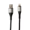 GIZZU cable USB a Lightning 12W 2 m – carga rápida y sincronización con certificación MFi