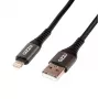 GIZZU cable USB a Lightning 12W 2 m – carga rápida y sincronización con certificación MFi
