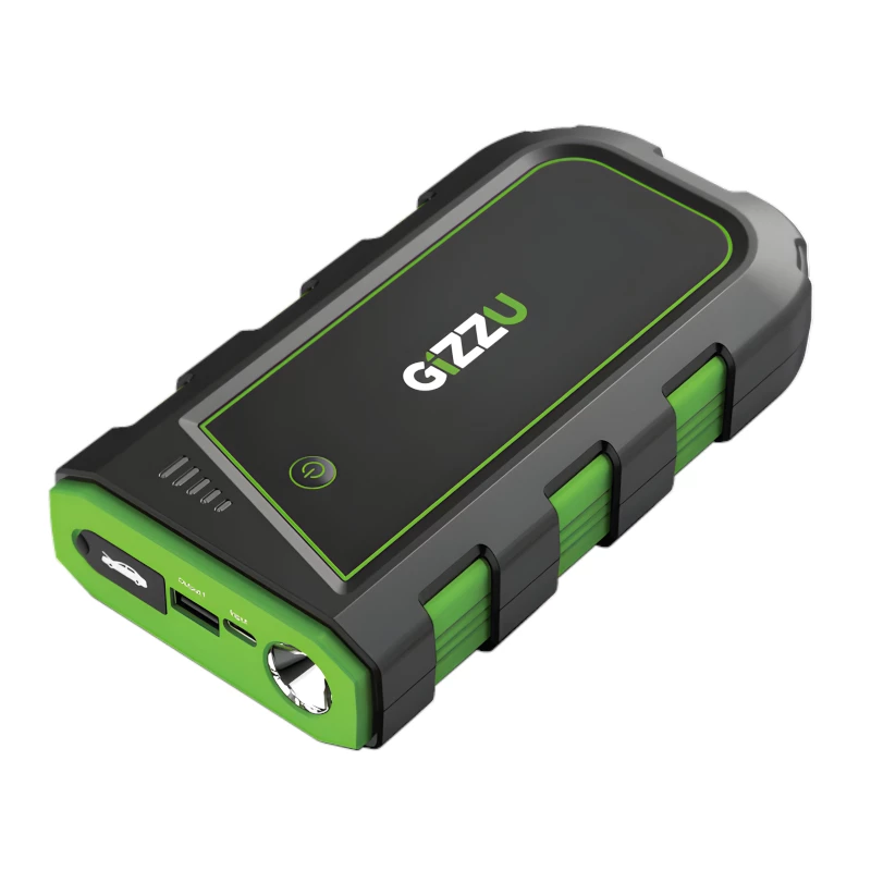 GIZZU 2000A arrancador 16000mAh - negro
