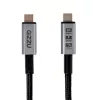 GIZZU cable trenzado USB-C a USB-C 240W 20Gbps 1m Negro