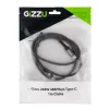 Cable trenzado USB-C a USB-C GIZZU 240W 480Mbps 1m negro