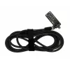 Candado de cable de combinación slimline GIZZU 2m para portátil y ultrabook