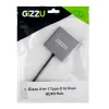 Gizzu Hub 4-in-1 de Type-C a doble HDMI