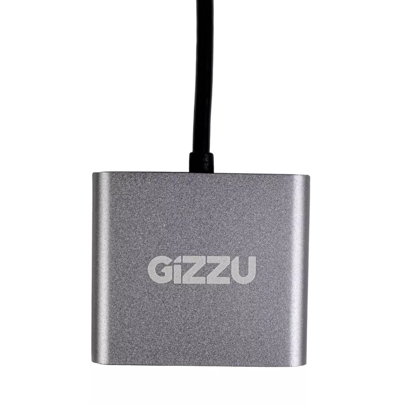Gizzu Hub 4-in-1 de Type-C a doble HDMI