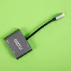 Hub Gizzu 4 en 1 Type-C a HDMI/VGA/USB3.0