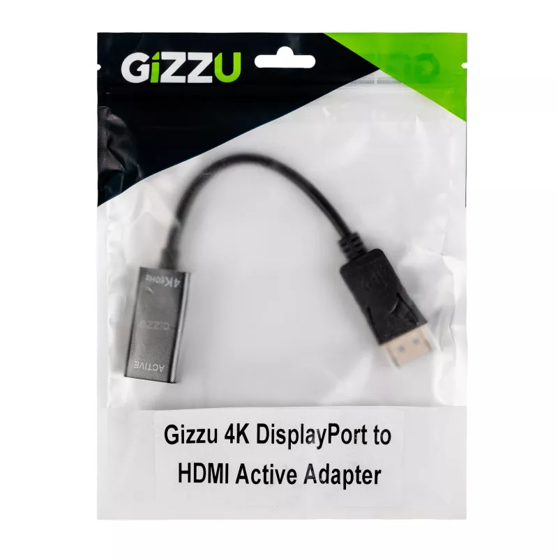 Adaptador activo Gizzu DisplayPort a HDMI 4K60Hz