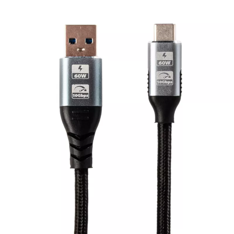 GIZZU Cable USB a Type-C 60W 10Gbps 2m