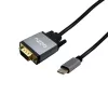 Gizzu Cable adaptador USB-C a VGA Full HD 1,8 m negro