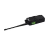 Gizzu Patrol Walkie Talkie Set PMR446 Radio bidireccional de 8 canales con VOX, Scan, Linterna – Negro/Naranja (pack de 2)