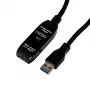 Gizzu Cable alargador activo USB 3.0 5m - negro