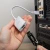 Gizzu Adaptador USB 3.0 a HDMI - salida de vídeo Full HD 1080p, negro
