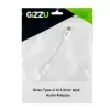 Gizzu adaptador de audio USB Type-C a AUX de 3,5 mm - blanco