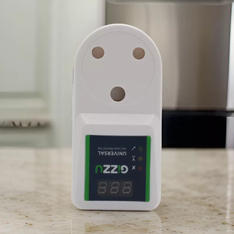 GIZZU Protección de tensión 16A - Protección contra sobretensión y subtensión/sobretensión para electrodomésticos